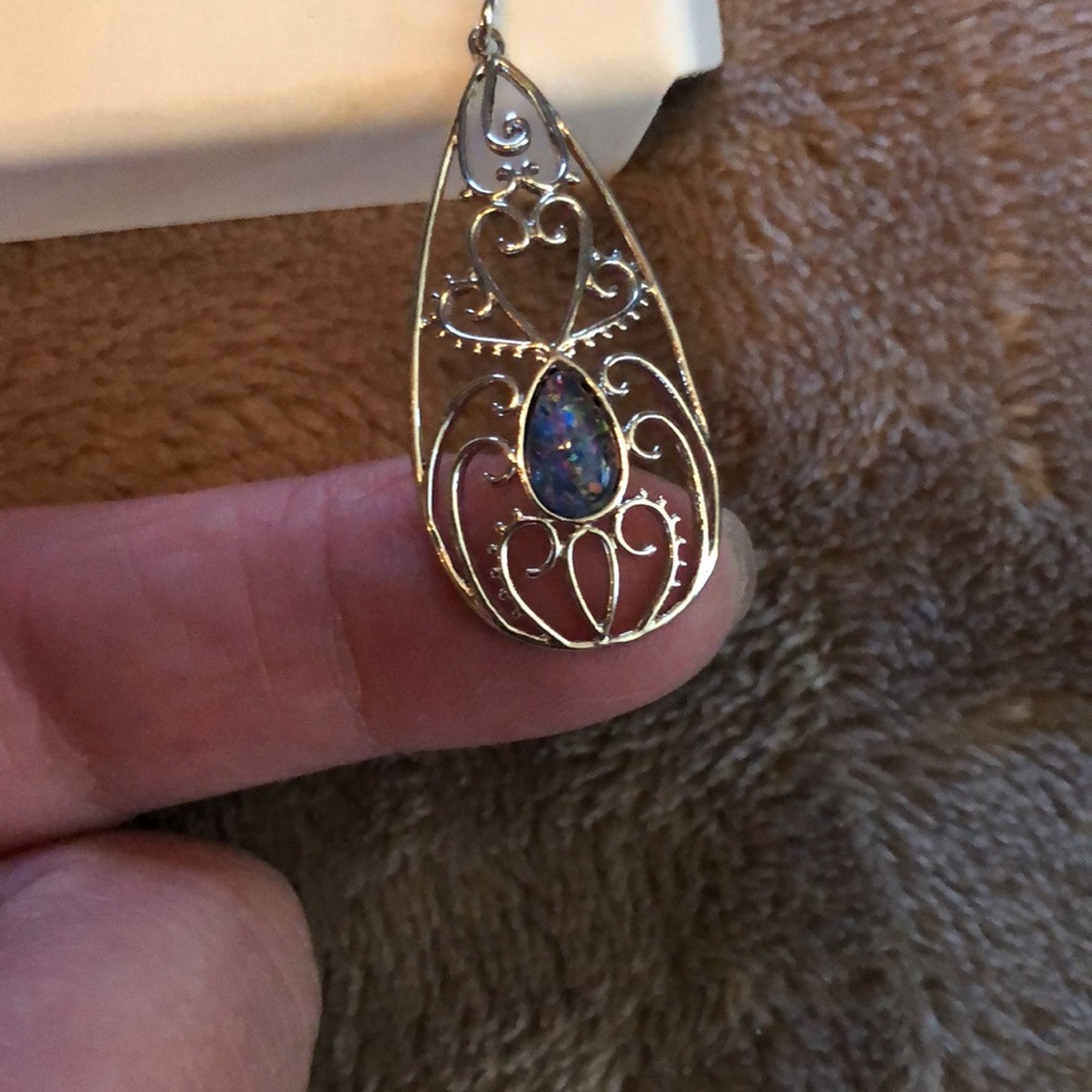 Artesian Australian Opal Earrings - image 2